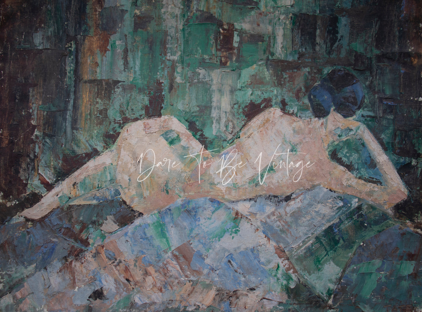 'The Artist' Vintage Self Portrait Decoupage Paper