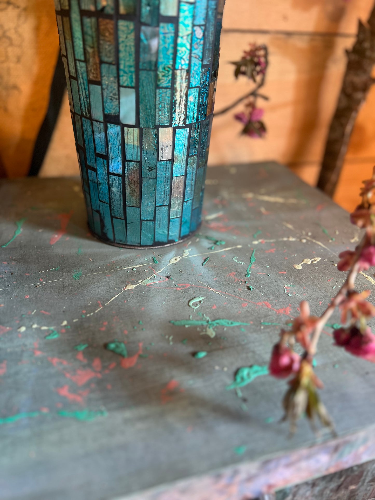 ‘ The Artist ‘ Whimsical Butte Buffet / Entryway Table/ Sideboard