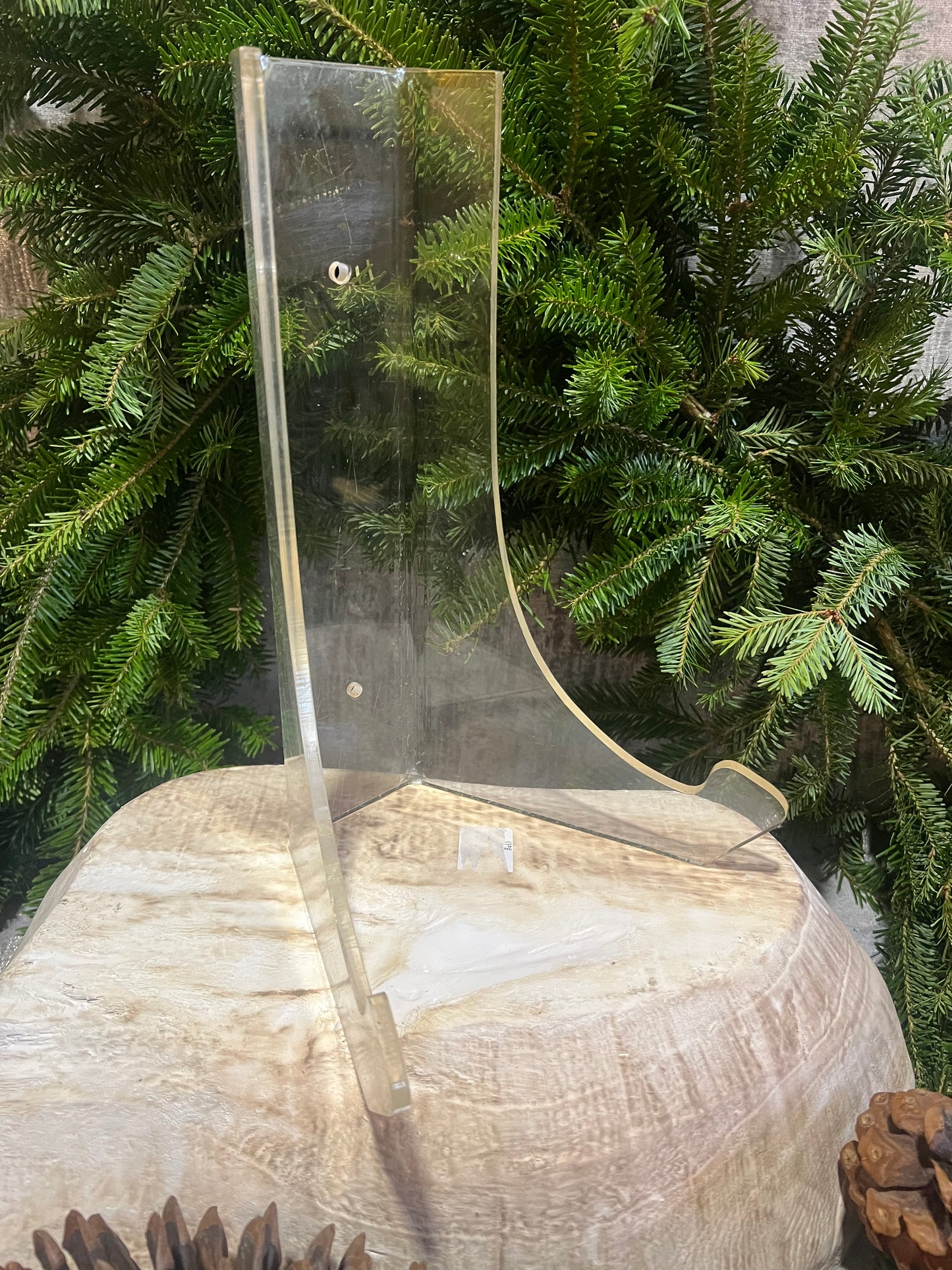 Upcycle Vintage Holiday Reindeer Tray ~ Handmade Rustic Woodland Reindeer Christmas Art ~ Purple Christmas