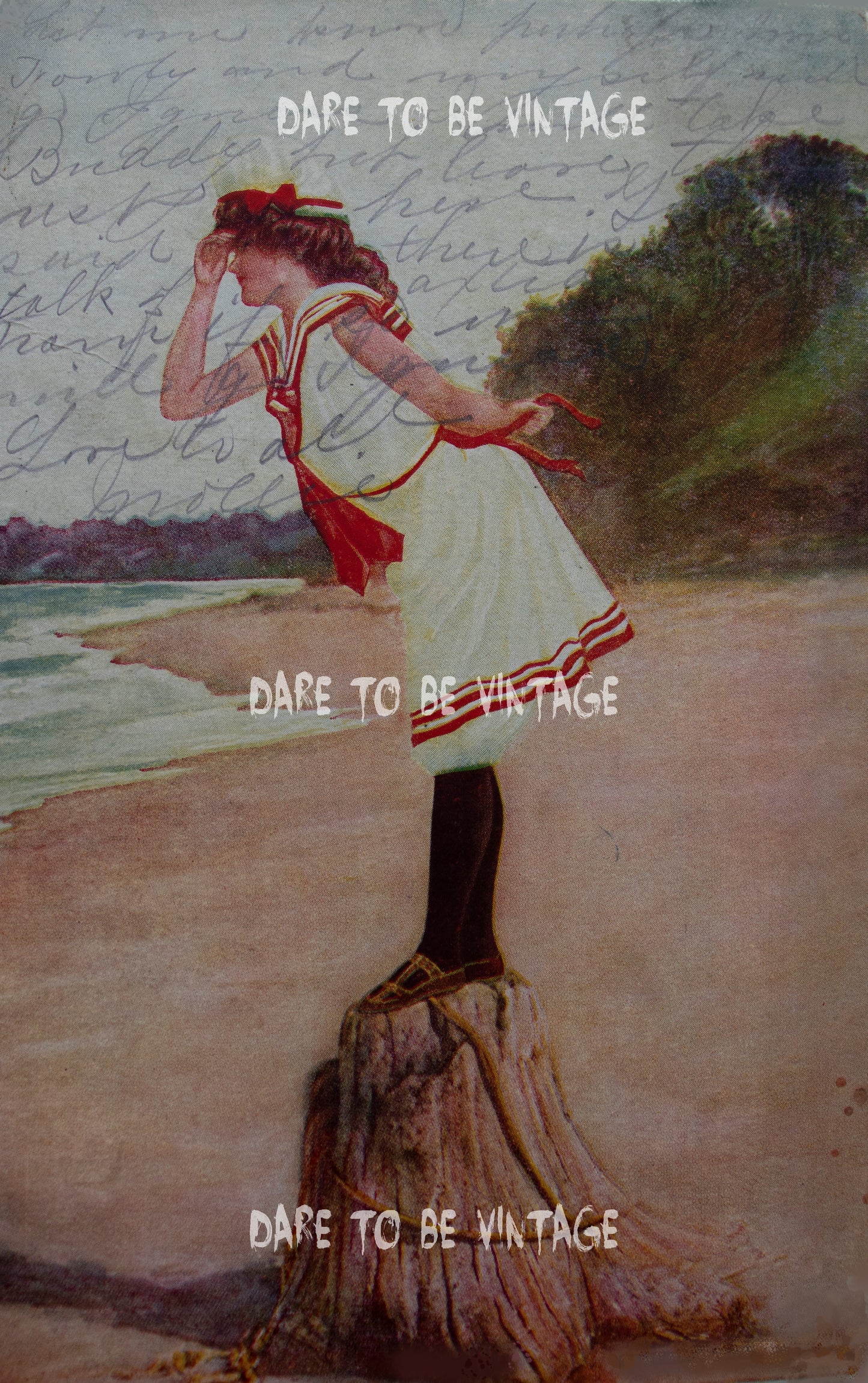 'Castle Hill' Light House Seaside Decoupage Paper