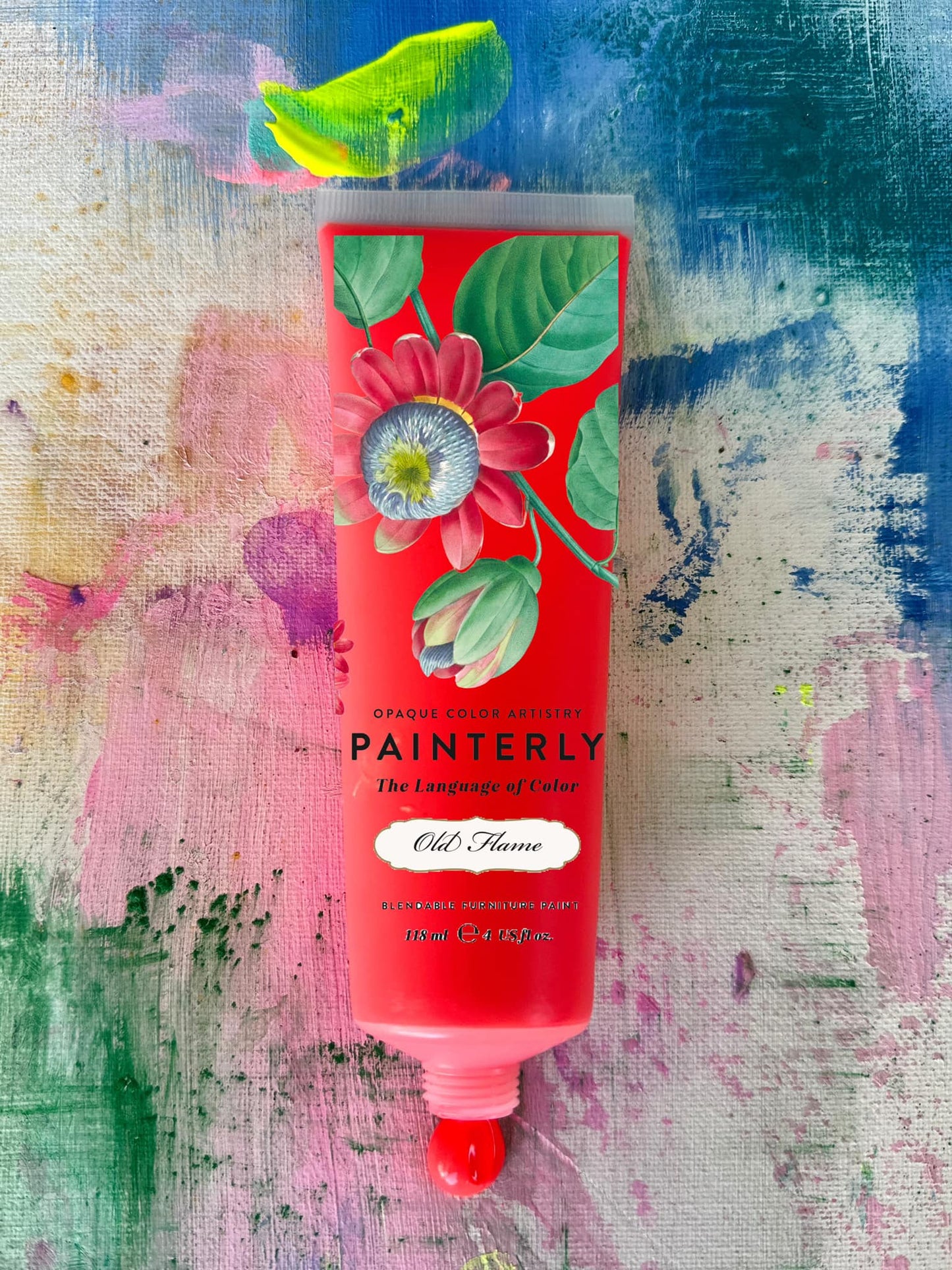 'Old Flame' Painterly Furniture Artist Paint