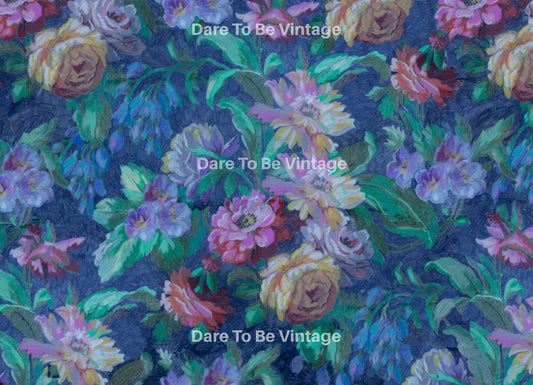 'Shower Me With Flowers' Floral Decoupage Paper