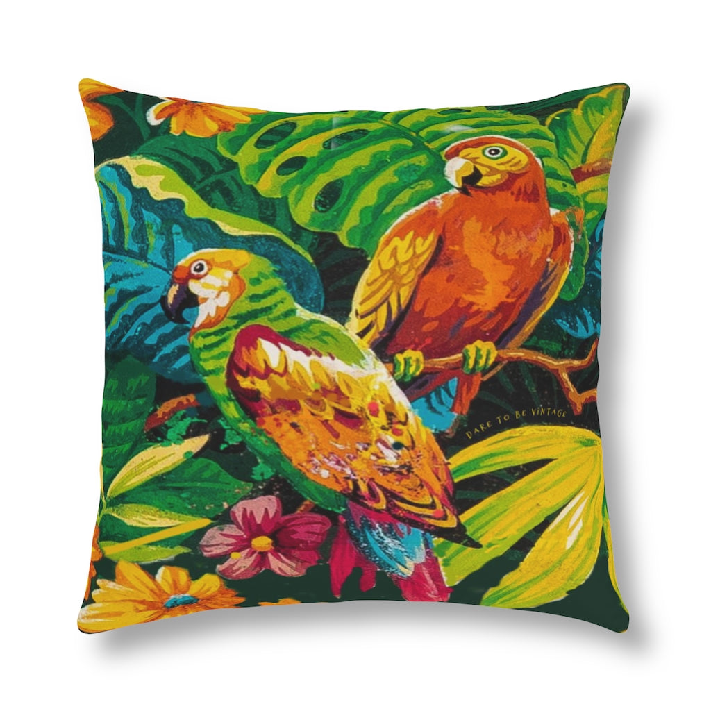 'Gilligan's Island' Tropical Botanical Outdoor Pillow