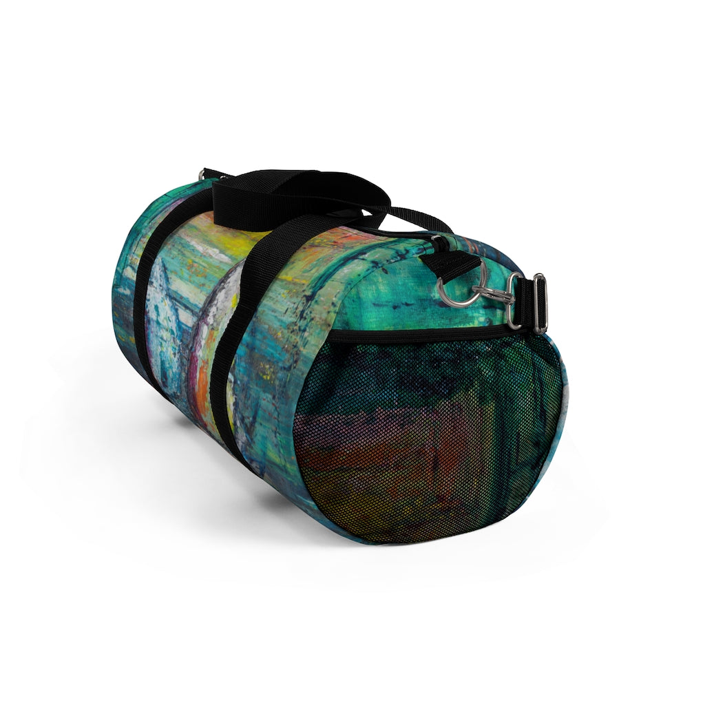 'A Quiet Morning At Sea' Sailboat Nautical Duffel Bag
