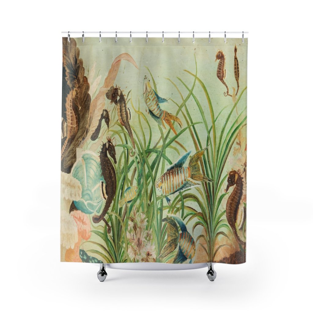 "Under The Sea" Tropical Sea Life Woven Throw Blanket Wall Art