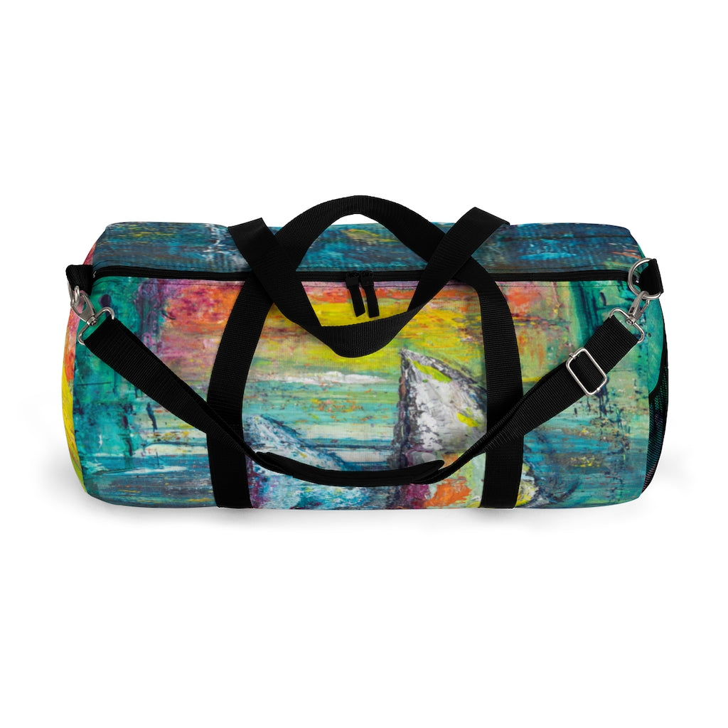 'A Quiet Morning At Sea' Sailboat Nautical Duffel Bag