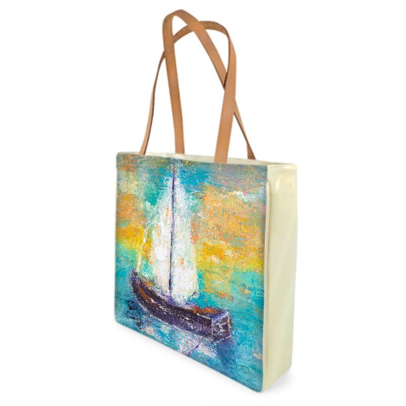"Sail Away With Me" Abstract Sailboat Giclée Prints