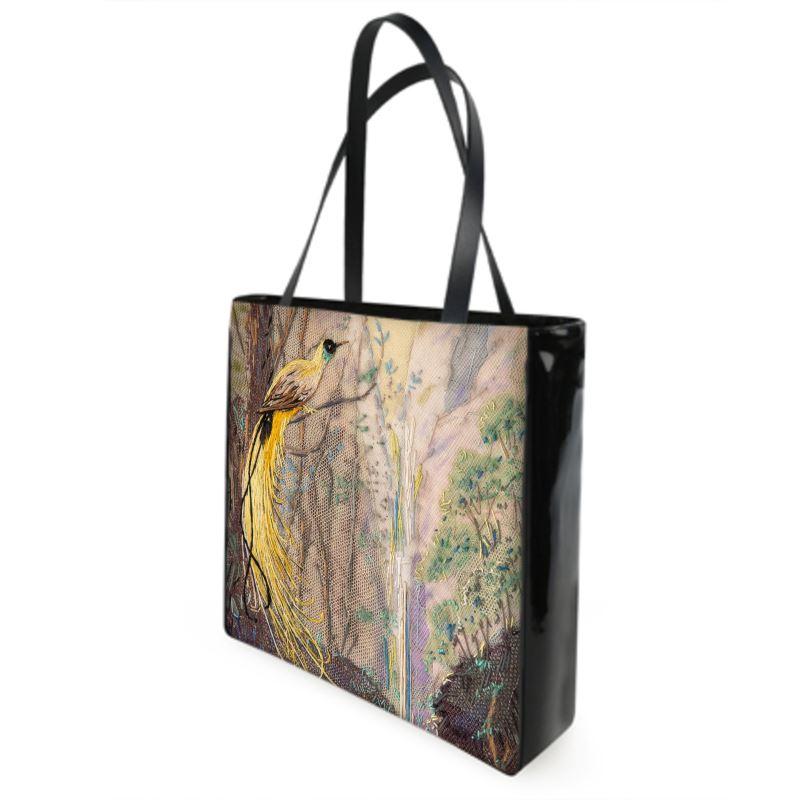 " Bird Of Paradise" Tropical Birds Shower Curtain