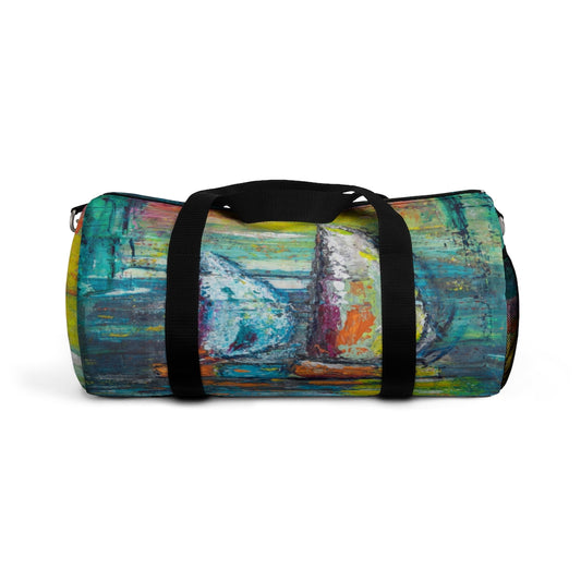 'A Quiet Morning At Sea' Sailboat Nautical Duffel Bag