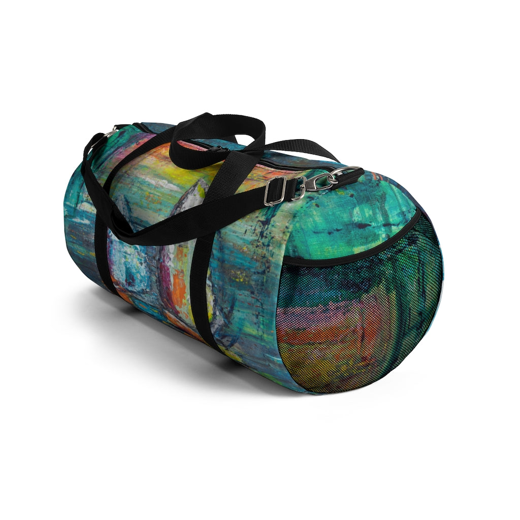 'A Quiet Morning At Sea' Sailboat Nautical Duffel Bag
