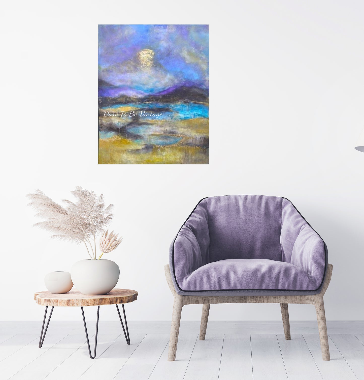 "A Midnight Summer Dream" Coastal Shower Curtain
