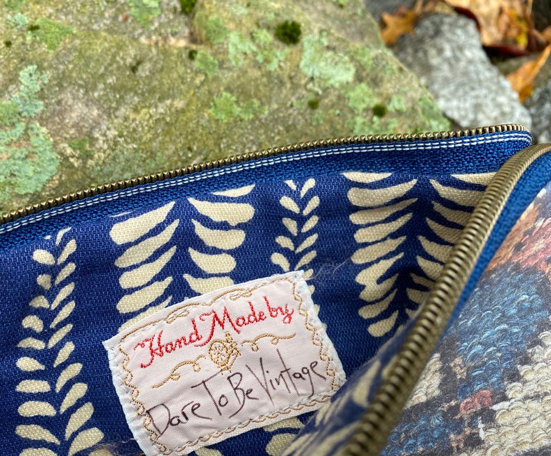 'Blue Jean Baby' Handmade Vintage Inspired Bohemian Crossbody Bag