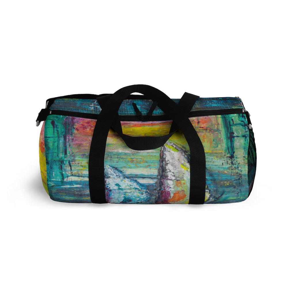 'A Quiet Morning At Sea' Sailboat Nautical Duffel Bag