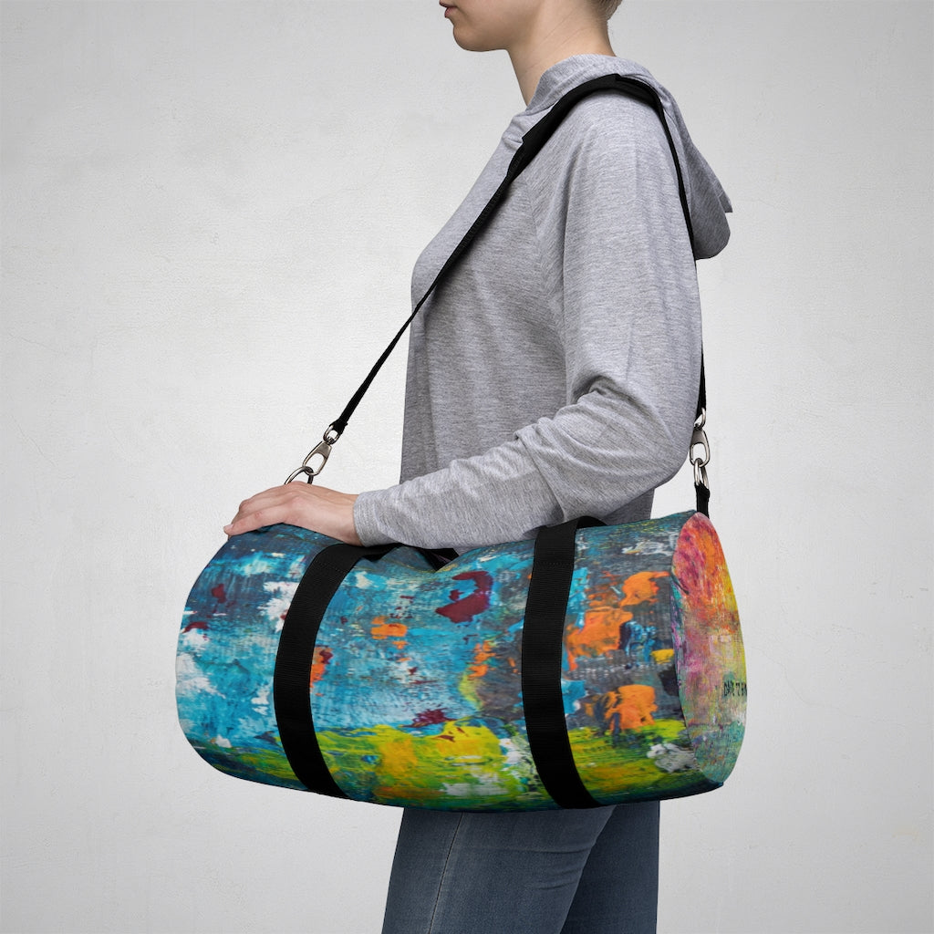 'A Quiet Morning At Sea' Sailboat Nautical Duffel Bag