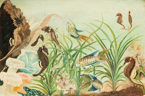 'Under The Sea' Tropical Fish Seahorses Decoupage Paper