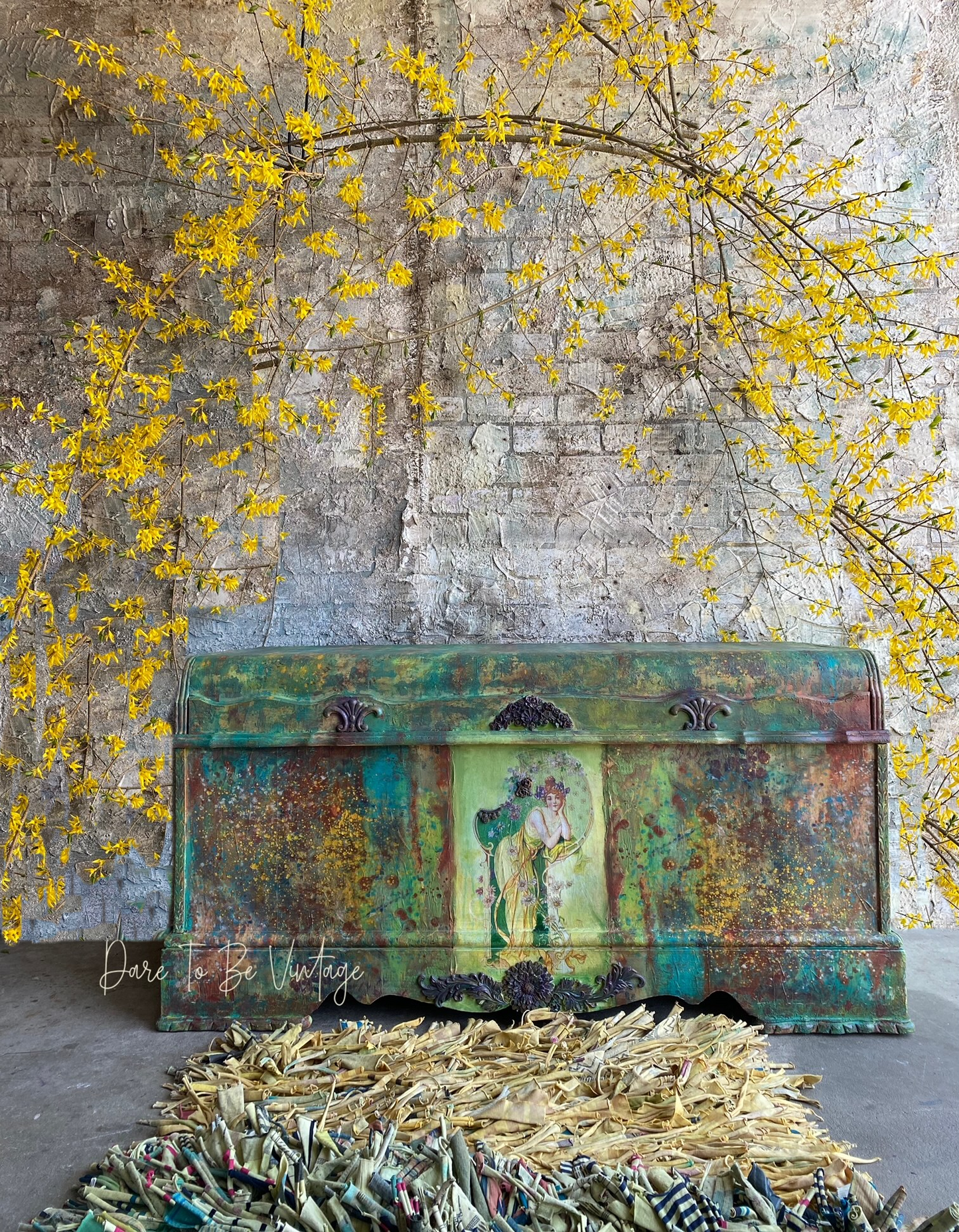 'Wild & Free' Abstract Decoupage Paper