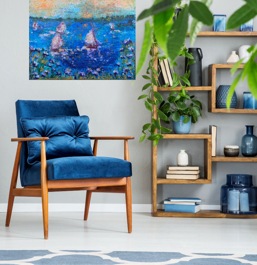 "Wind Dancer' Sailboat Canvas Art
