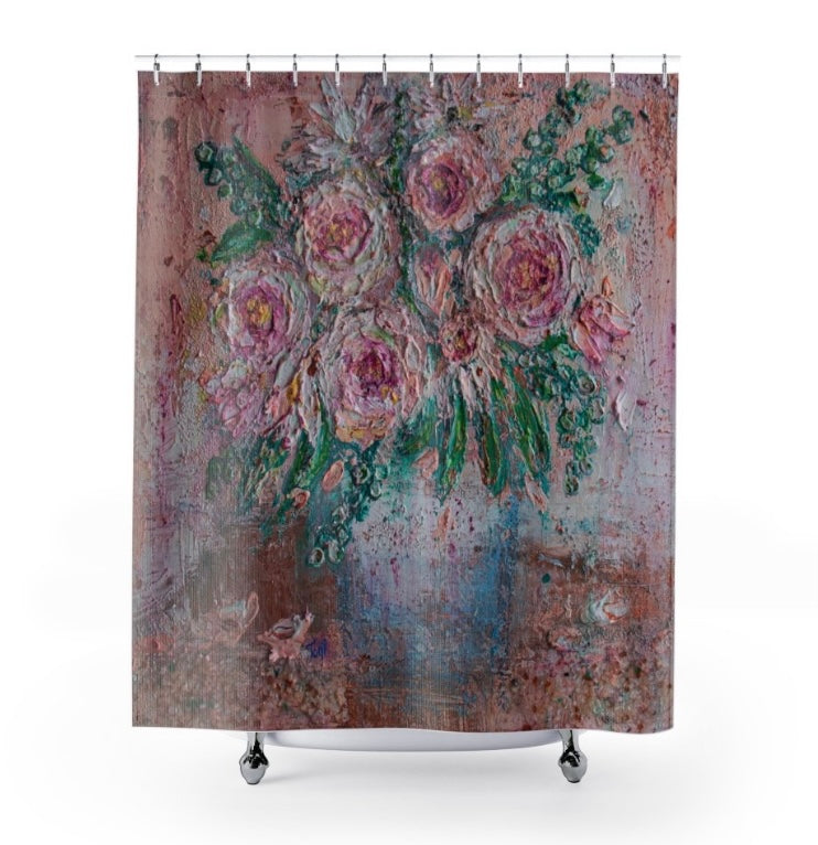 'Thrive' Floral Print Accent Pillow