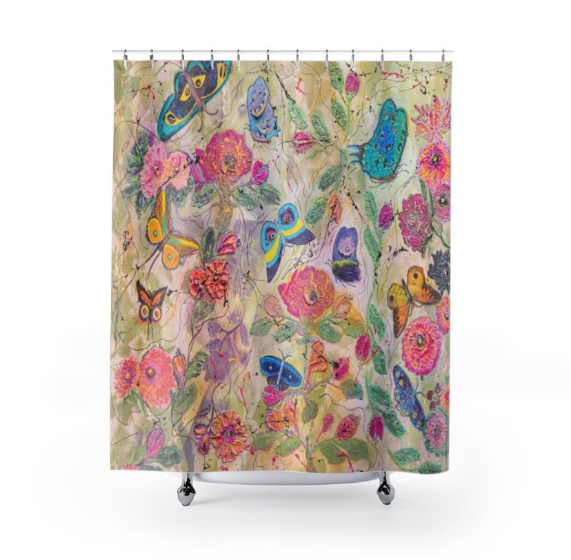 "You Give Me Butterflies" Woven Blanket Wall Tapestry