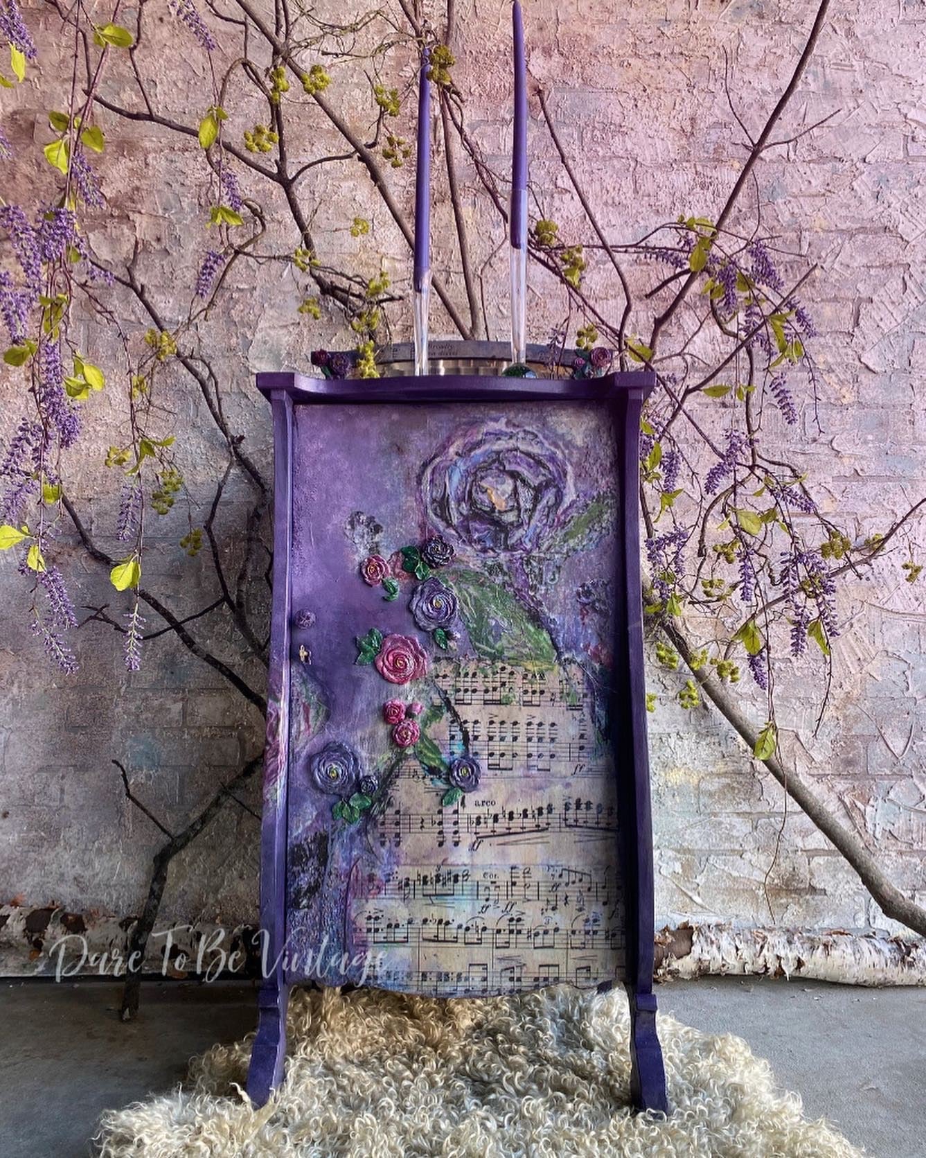 'Take A Waltz With Me' Floral Decoupage Paper