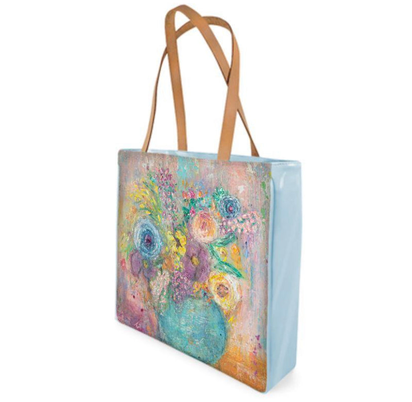 "Blooming Spring" Floral Beach Bath Towel