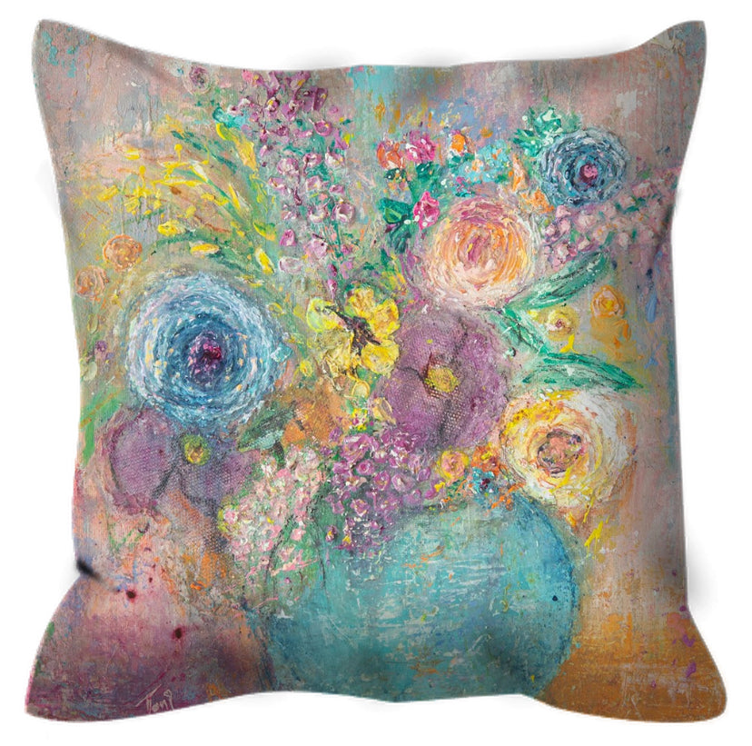 "Blooming Spring" Floral Beach Bath Towel