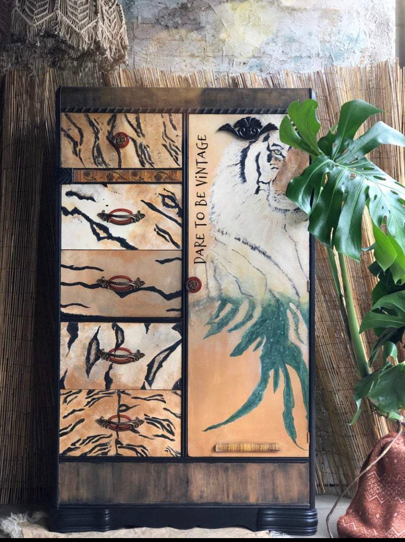 'The Eye Of The Tiger ' Canvas Art Print 8 X 12