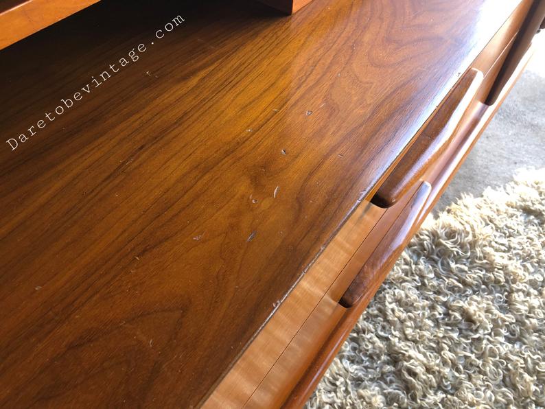 SOLD Mid Century Modern Credenza Wall Unit Bar Free Shipping