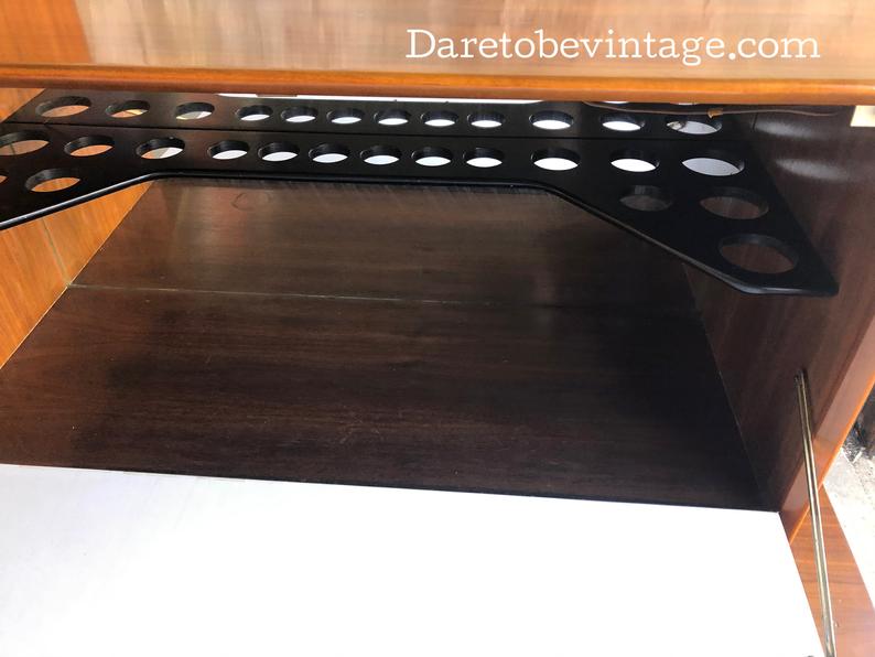 SOLD Mid Century Modern Credenza Wall Unit Bar Free Shipping