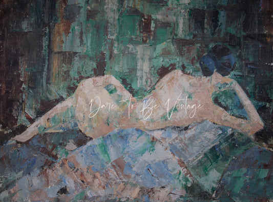 'The Artist' Vintage Self Portrait Decoupage Paper