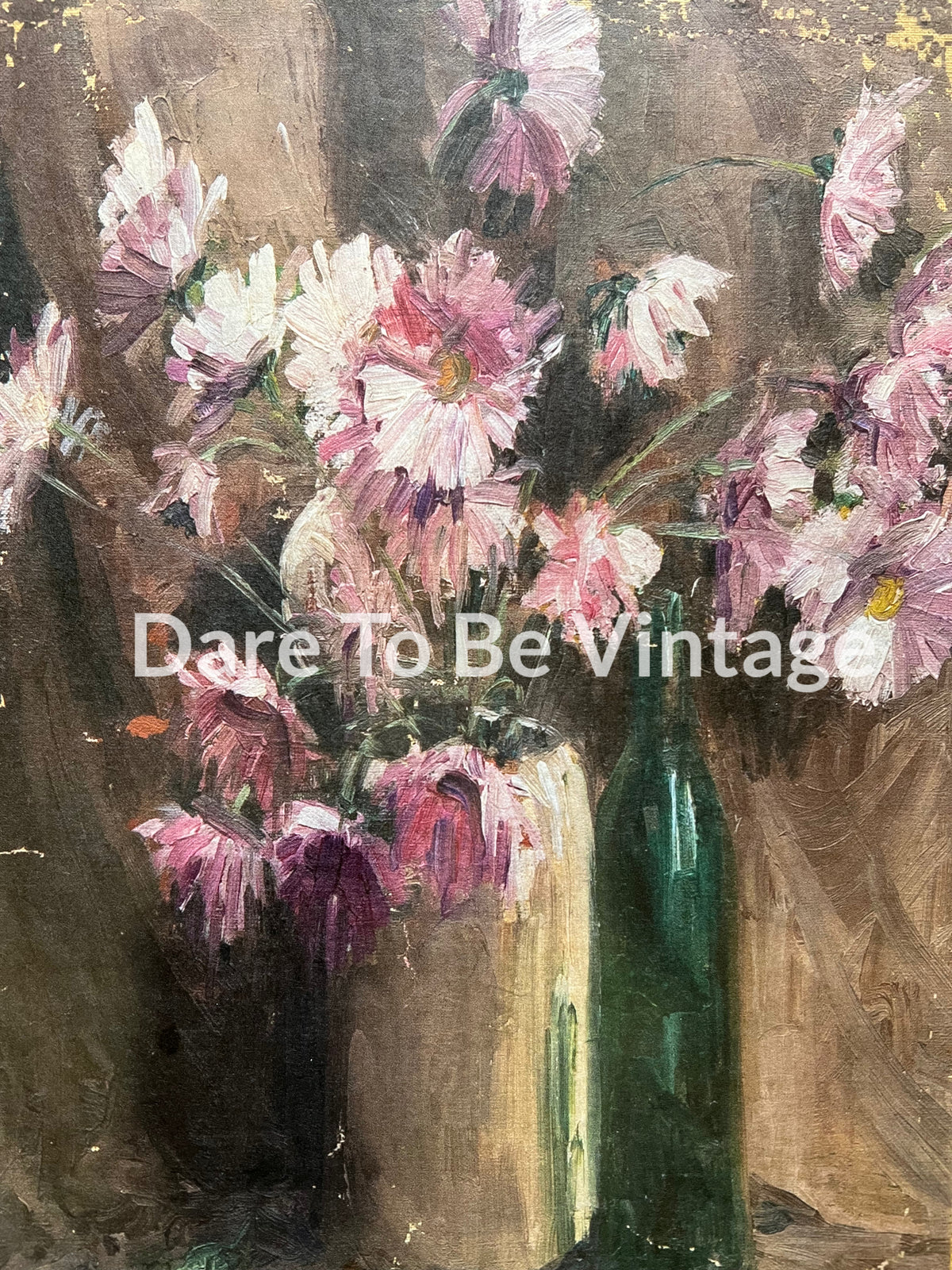 'A Field Of Dreams' Vintage Whimsical Floral Bouquet Decoupage Paper