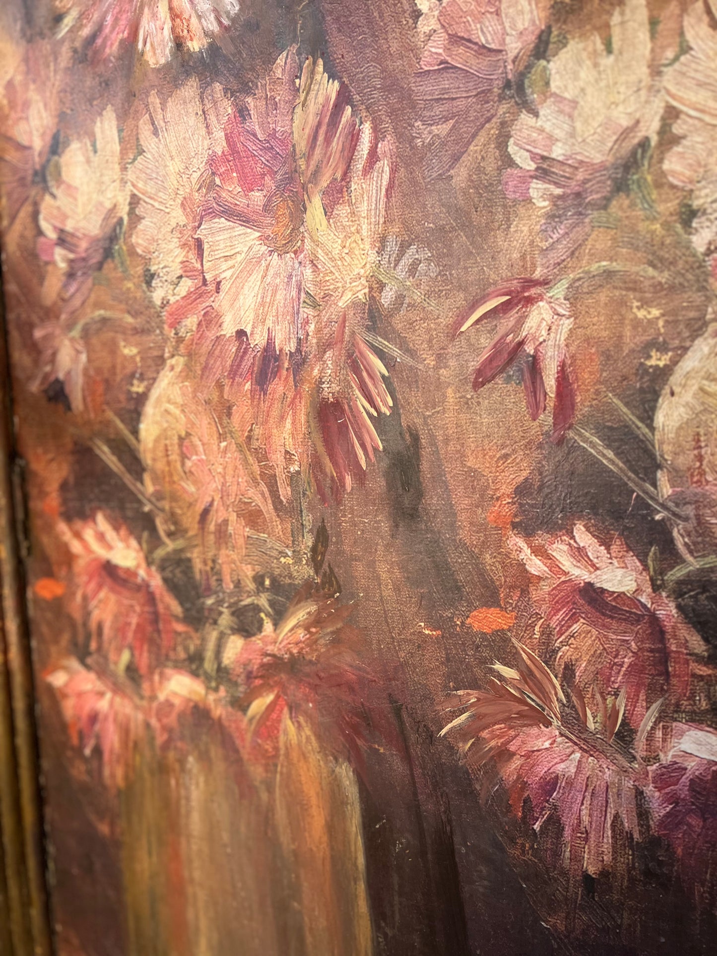 'A Field Of Dreams' Whimsical Floral Armoire, Hand-Painted Floral Wardrobe