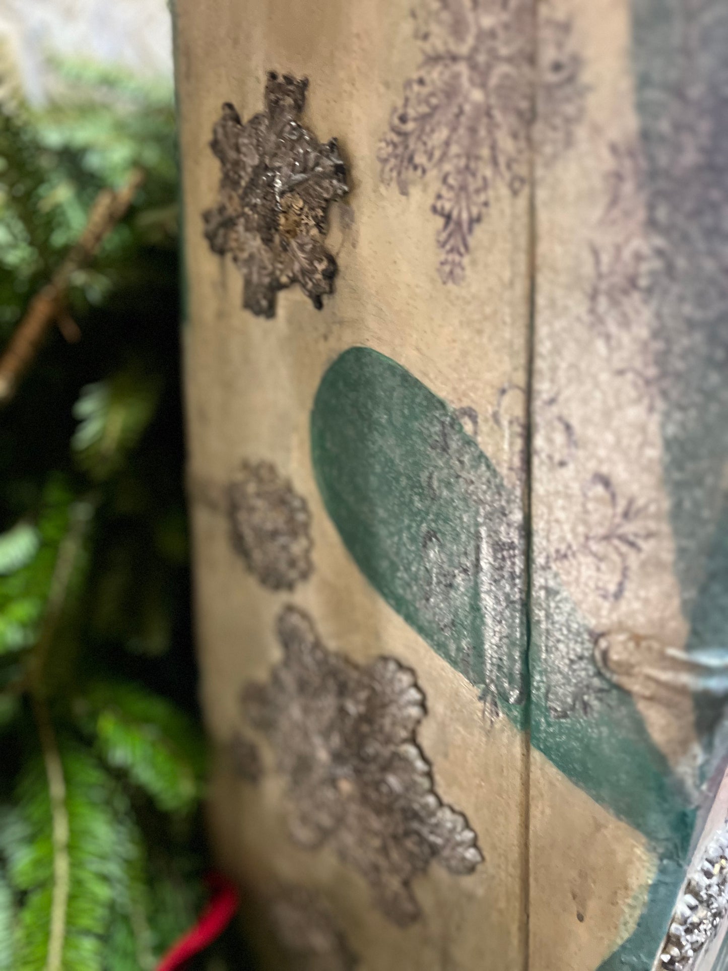 Holiday Traveling Suitcase ~ Handmade Vintage Suitcase Luggage