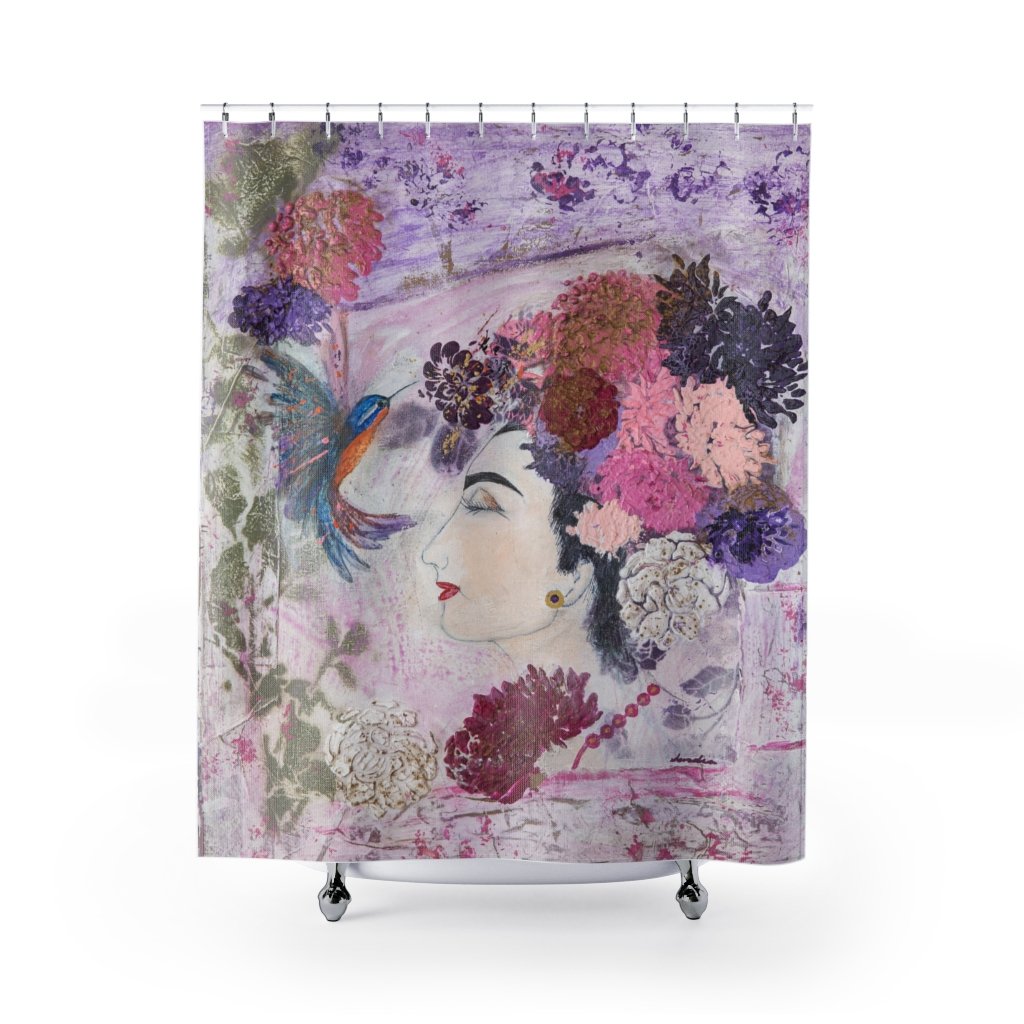 'Innocent Beauty' Floral Abstract Canvas Art