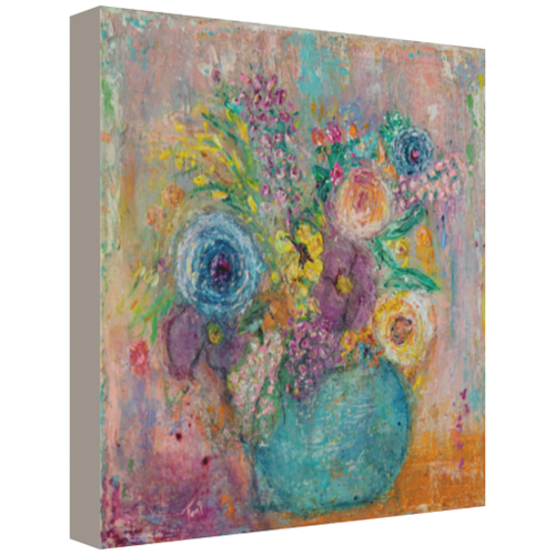 'Blooming Spring' Floral Canvas Art