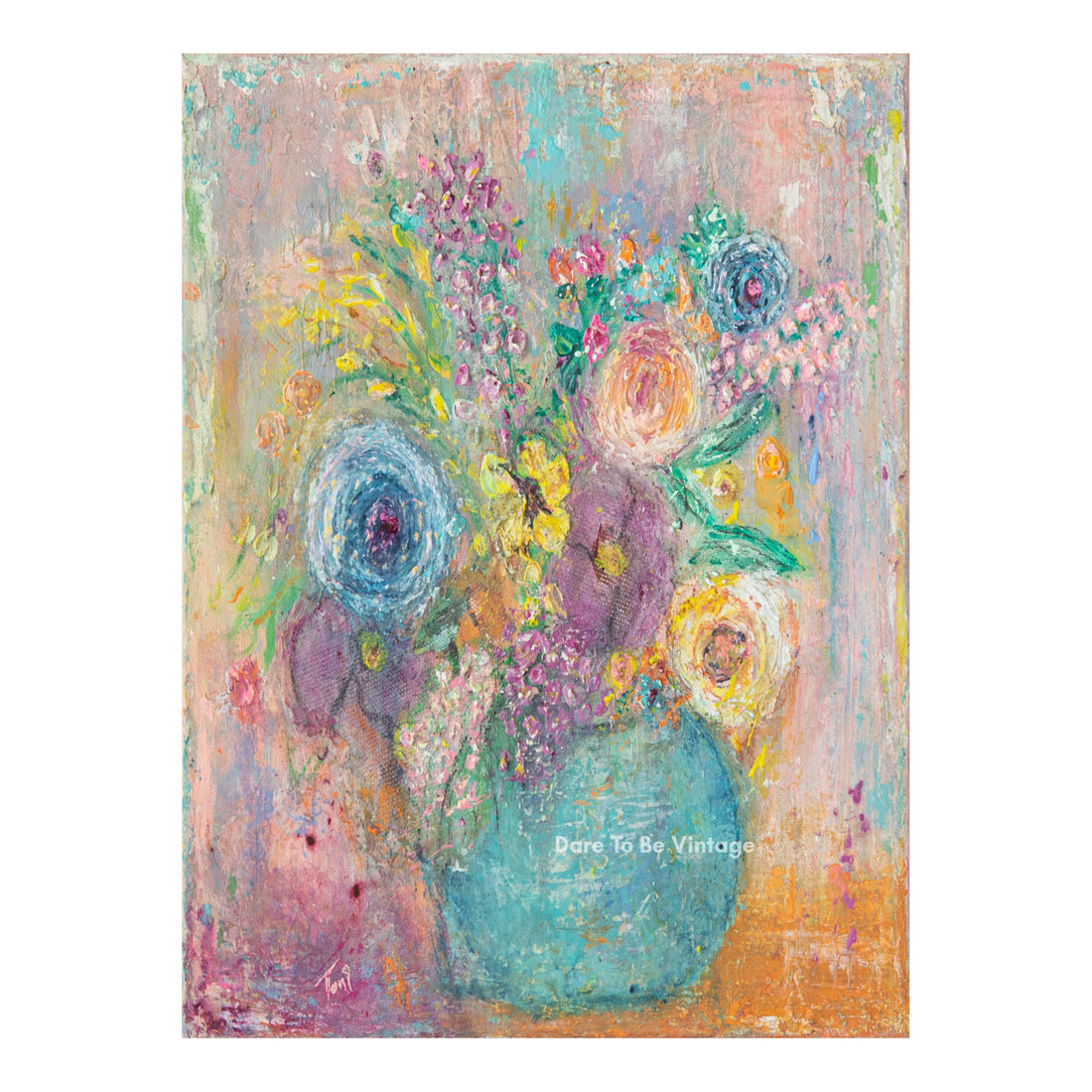 'Rippling Tide' Abstract Decoupage Paper – Dare To Be Vintage