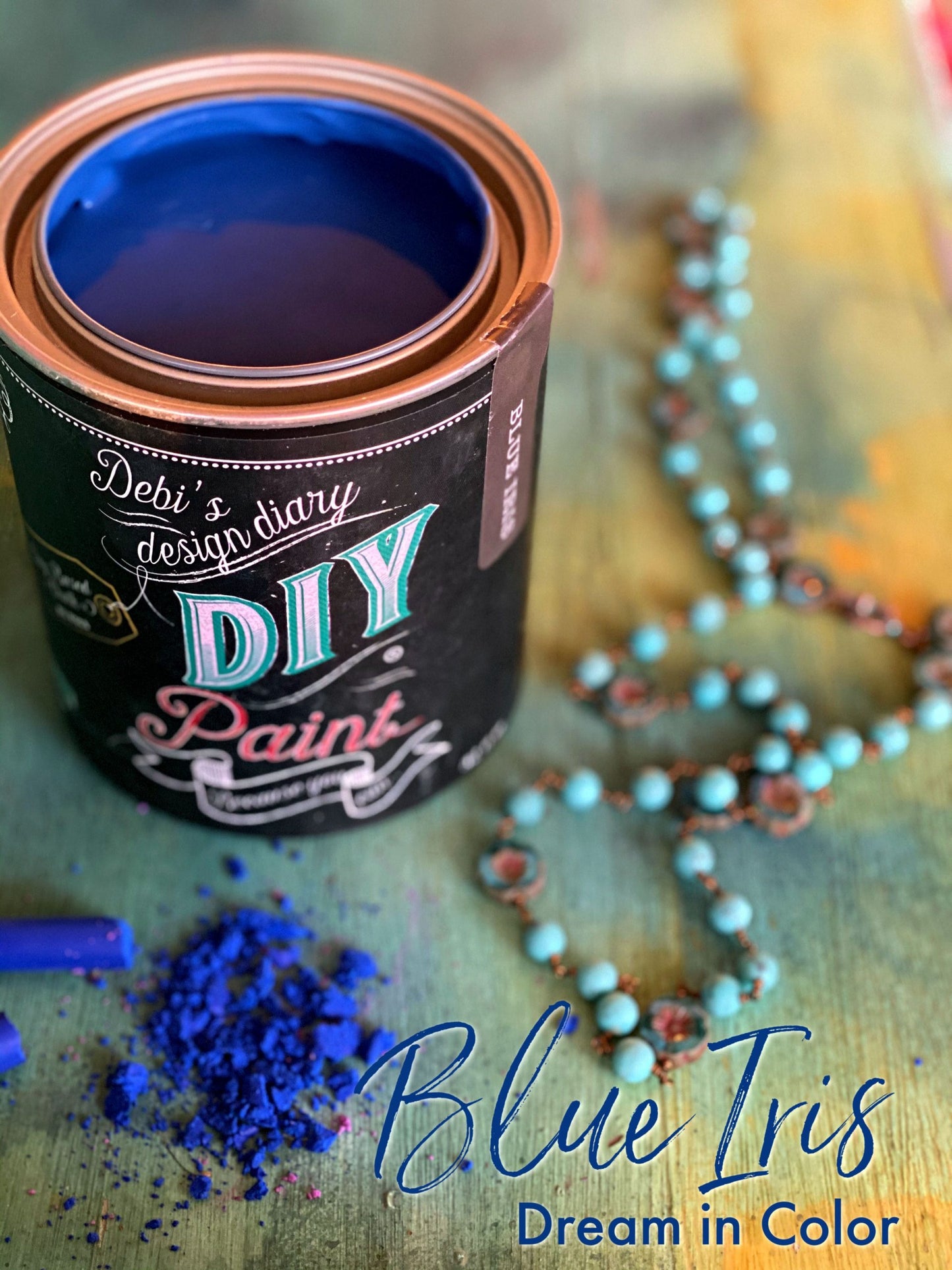 Blue Iris DIY Paint
