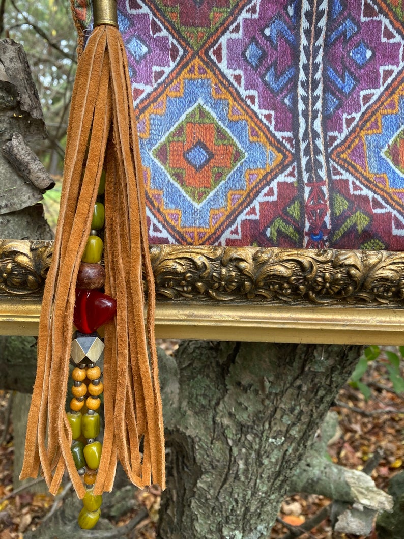 'Bohemian Girl' Handmade Vintage Inspired Textile Bohemian Clutch Purse