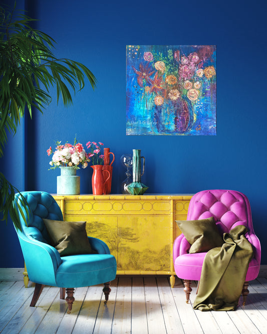 'Color My World'  Canvas Art