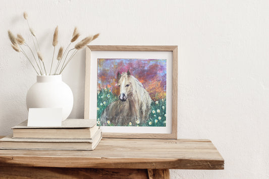 ' Sallie Mae' Whimsical Horse Fine Art Giclée Prints