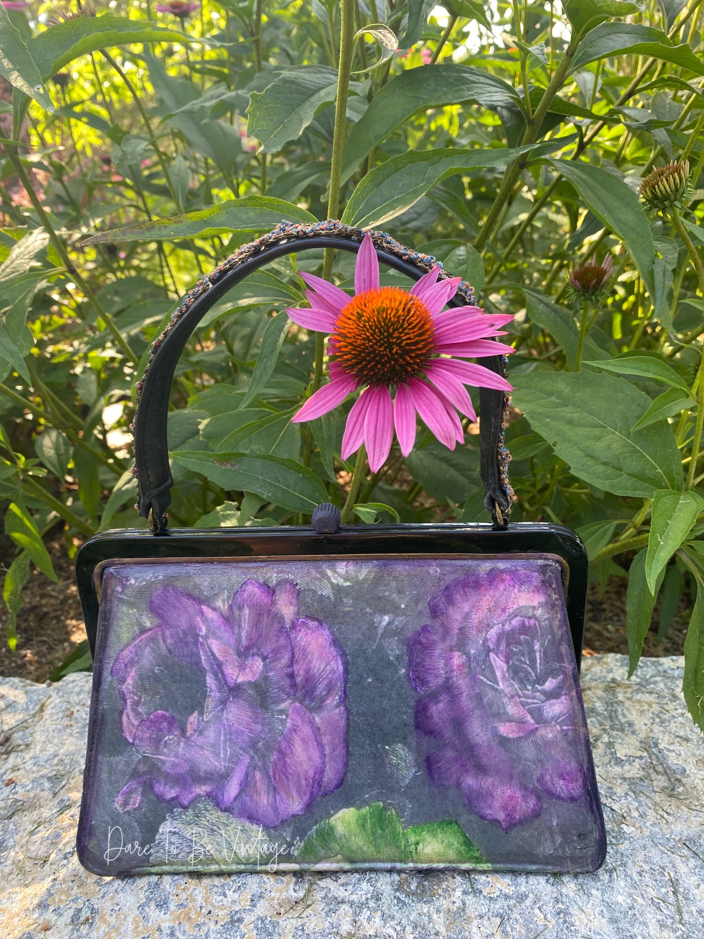 'Crushing On Violet' One Of A Kind Vintage Purse