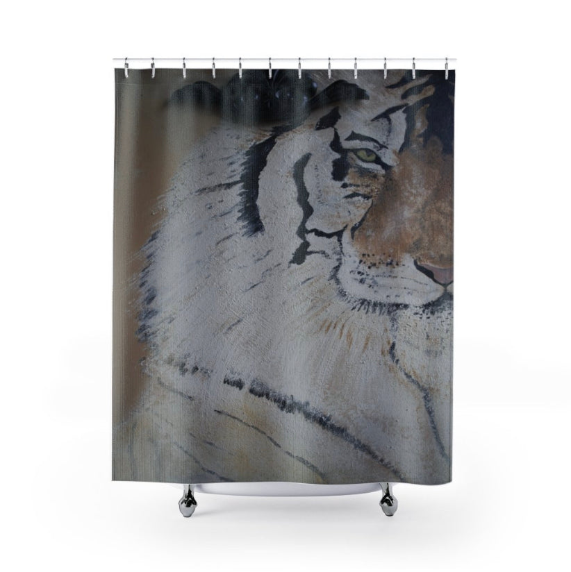 'Eye Of The Tiger' Woven Blanket Tapestry