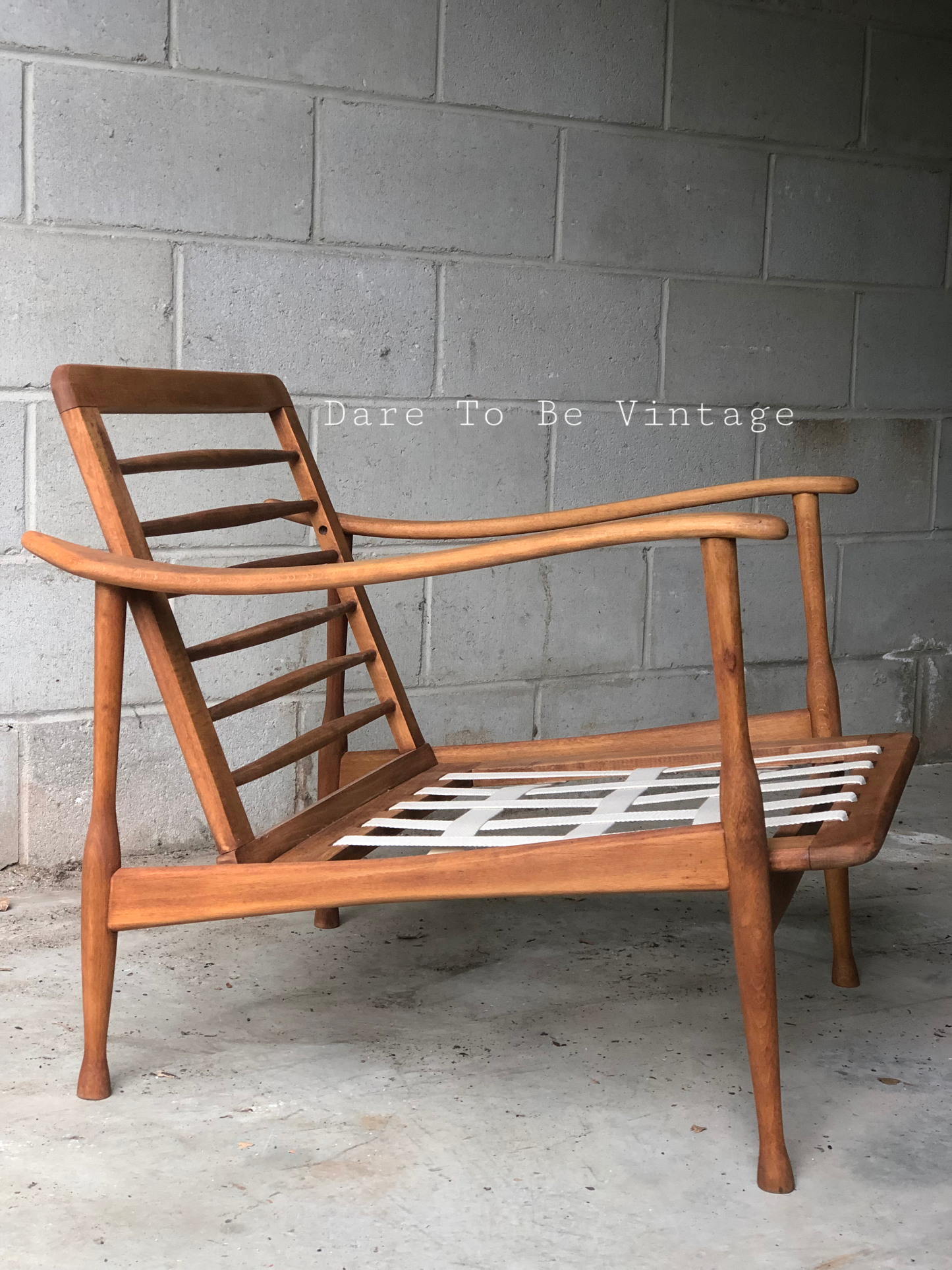 SOLD Mid Century Modern Italian Lounger Chair
