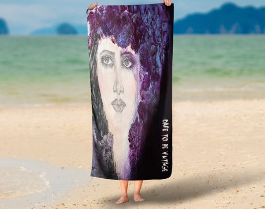 'Soul Searching' Beach Bath Towel
