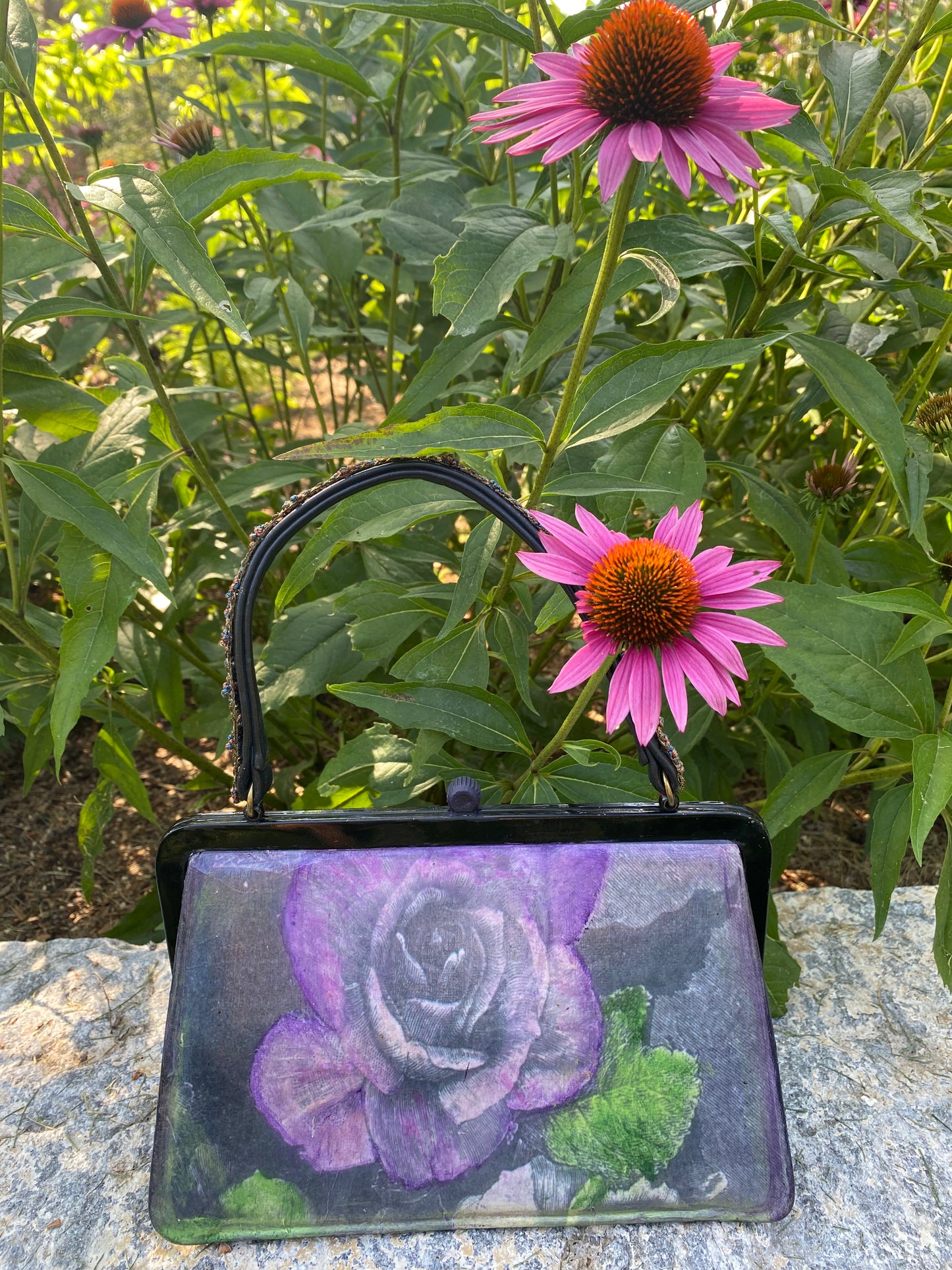 'Crushing On Violet' One Of A Kind Vintage Purse