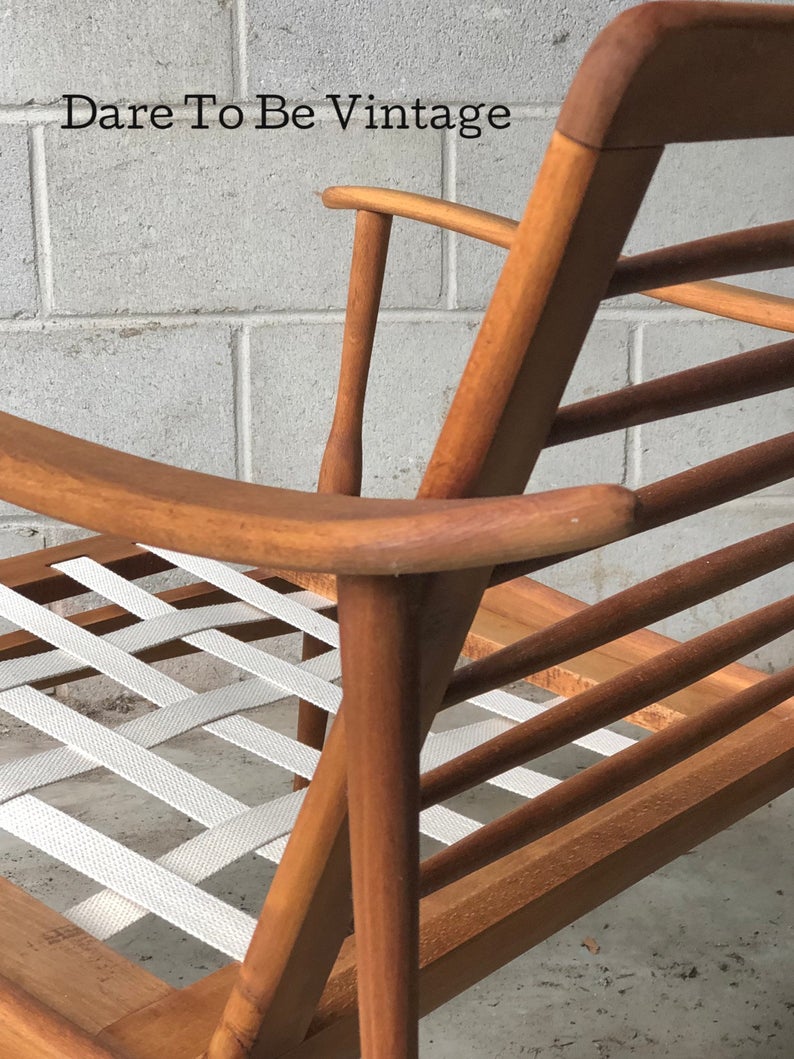 SOLD Mid Century Modern Italian Lounger Chair