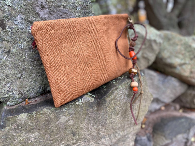 'Nomad' Handmade Vintage Inspired Textile Purse Clutch Handbag