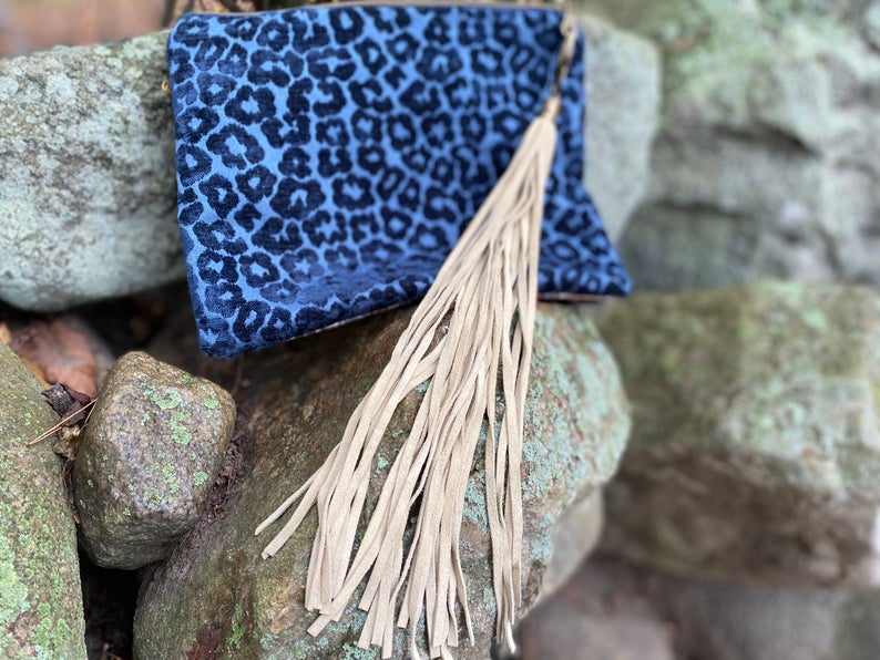 'Rhinestone Cowgirl' Handmade Vintage Inspired Bohemian Clutch Purse Handbag