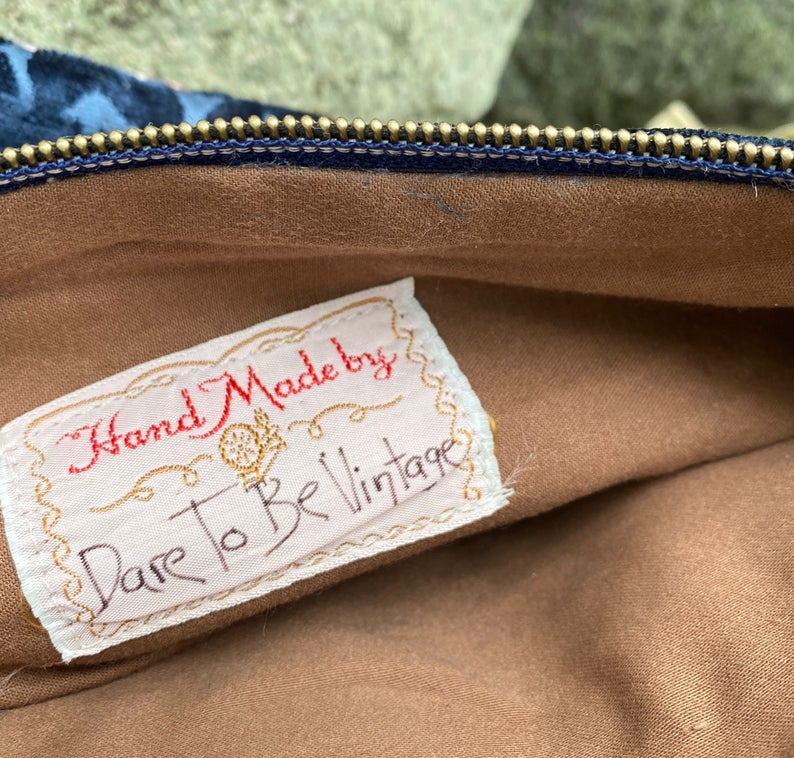 'Rhinestone Cowgirl' Handmade Vintage Inspired Bohemian Clutch Purse Handbag