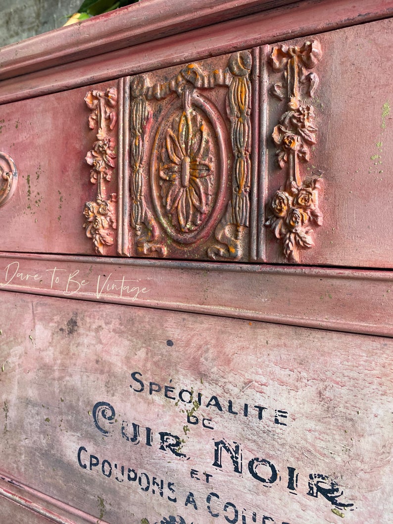 SOLD 'Rosa Delicata'  Hand Painted Romantic Dresser